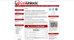 Desktop Screenshot of cellunlock.net